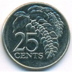 Тринидад и Тобаго, 25 центов 2004 год (UNC)