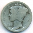 США, 10 центов 1923 год
