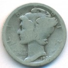 США, 10 центов 1920 год
