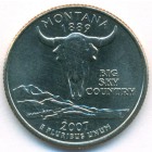 США, 25 центов 2007 год D (UNC)