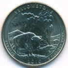 США, 25 центов 2010 год D (UNC)