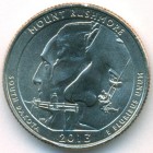 США, 25 центов 2013 год P (UNC)