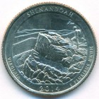 США, 25 центов 2014 год P (UNC)