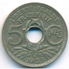 Франция, 5 сантимов 1933 год