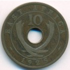 Британская Восточная Африка, 10 центов 1925 год