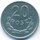 Польша, 20 грошей 1962 год (AU)