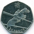 Великобритания, 50 пенсов 2011 год