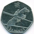 Великобритания, 50 пенсов 2011 год