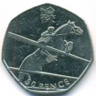 Великобритания, 50 пенсов 2011 год