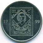 Нидерланды, жетон 1999 год (UNC)