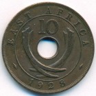 Британская Восточная Африка, 10 центов 1928 год