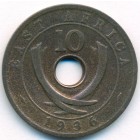 Британская Восточная Африка, 10 центов 1936 год