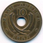 Британская Восточная Африка, 10 центов 1942 год