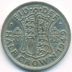 Великобритания, 1/2 кроны 1949 год