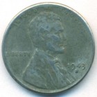 США, 1 цент 1943 год S
