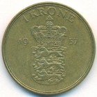 Дания, 1 крона 1957 год