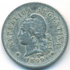 Аргентина, 10 сентаво 1899 год