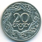 Польша, 20 грошей 1923 год