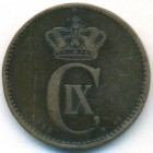 Дания, 2 эре 1886 год