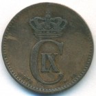 Дания, 2 эре 1874 год