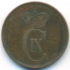 Дания, 2 эре 1875 год