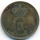 Дания, 2 эре 1886 год