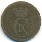 Дания, 2 эре 1875 год