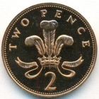 Великобритания, 2 пенса 1984 год (PROOF)