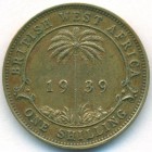 Британская Западная Африка, 1 шиллинг 1939 год