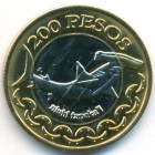 Остров Пасхи, 200 песо 2014 год (UNC)
