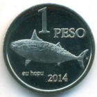 Остров Пасхи, 1 песо 2014 год (UNC)