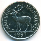 Маврикий, 1/2 рупии 1997 год (UNC)