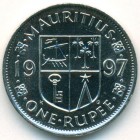 Маврикий, 1 рупия 1997 год (UNC)