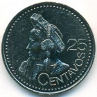 Гватемала, 25 сентаво 2000 год (UNC)
