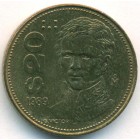 Мексика, 20 песо 1989 год (AU)