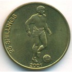 Сомали, 25 шиллингов 2001 год (UNC)