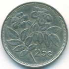 Мальта, 25 центов 1986 год