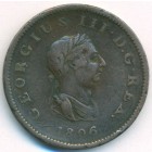 Великобритания, 1/2 пенни 1806 год