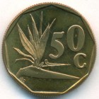 ЮАР, 50 центов 1990 год (UNC)