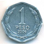 Чили, 1 песо 2006 год (UNC)