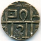 Бутан, 1/2 рупии 1835-1885 годы