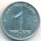 ГДР, 1 пфенниг 1953 год E