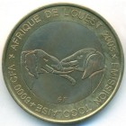 Того, 6000 франков 2003 год (UNC)