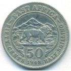 Британская Восточная Африка, 50 центов 1948 год