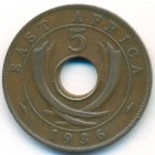 Британская Восточная Африка, 5 центов 1936 год H
