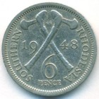 Южная Родезия, 6 пенсов 1948 год