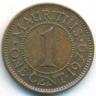 Маврикий, 1 цент 1970 год