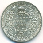 Британская Индия, 1 рупия 1945 год (UNC)