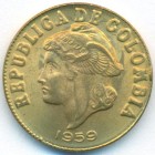 Колумбия, 2 сентаво 1959 год (UNC)