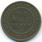 Австралия, 1/2 пенни 1911 год